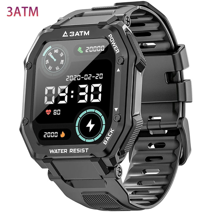 SENBONO 3ATM IP68 Waterproof Smart watch Men Women Fitness Tracker Blood Pressure Monitor Outdoor Sport Dial Call Smartwatch Men