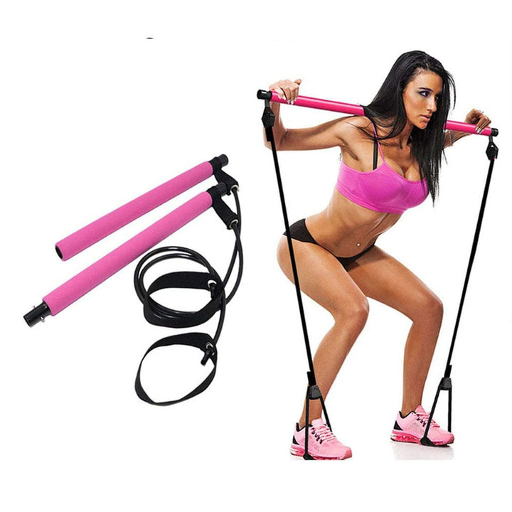 New Fitness Sport Pilates Bar Kit with Resistance Band