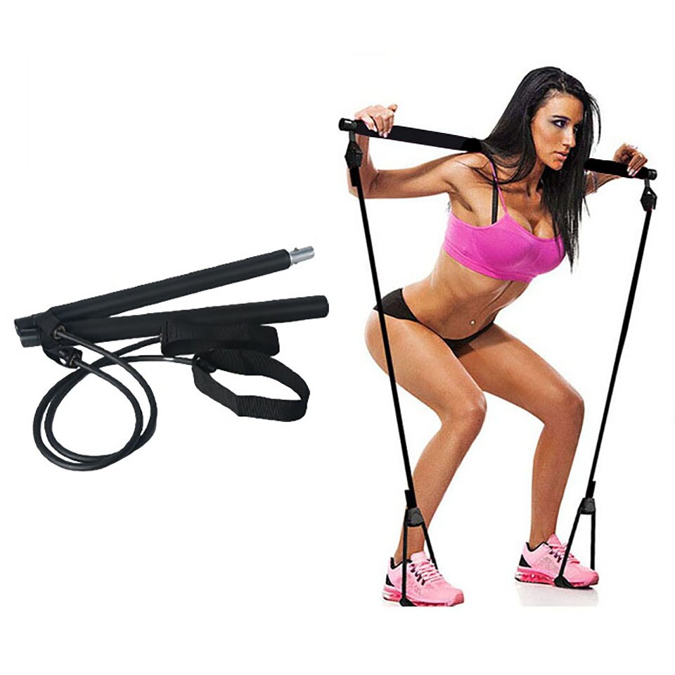 New Fitness Sport Pilates Bar Kit with Resistance Band