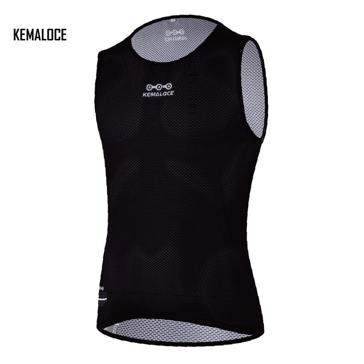 KEMALOCE Breathable Men Cycling Base Layer White 2022 Cool Cycle Sleevess Vest Quick Dry Road Summer MTB Vest Bike Undershirt