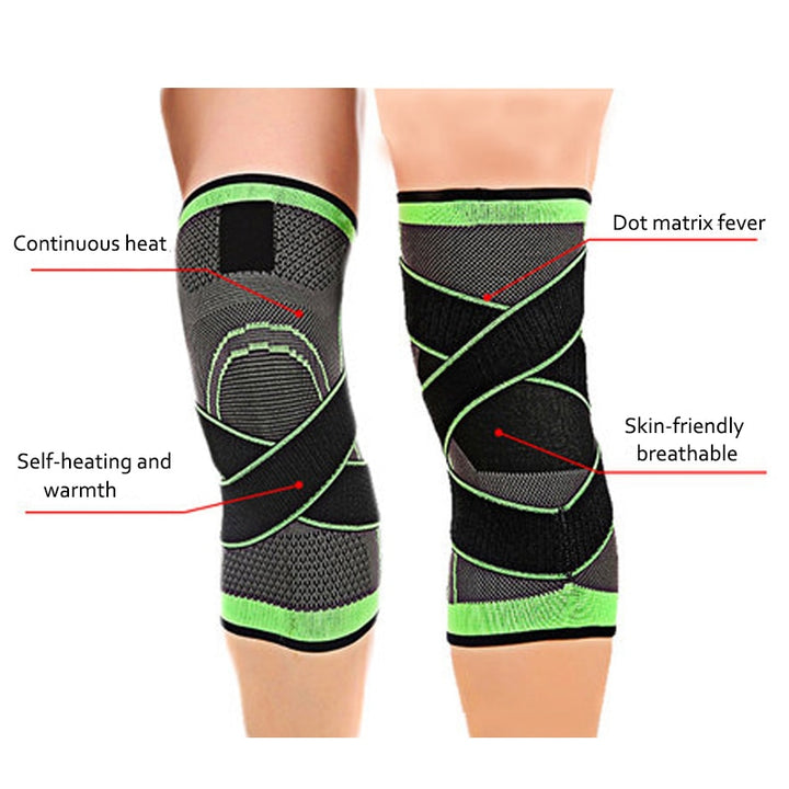 1/2 PCS Men Women Knee Support Compression Sleeves Joint Pain Arthritis Relief Running Fitness Elastic Wrap Brace Knee Pads With