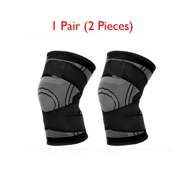 1/2 PCS Men Women Knee Support Compression Sleeves Joint Pain Arthritis Relief Running Fitness Elastic Wrap Brace Knee Pads With