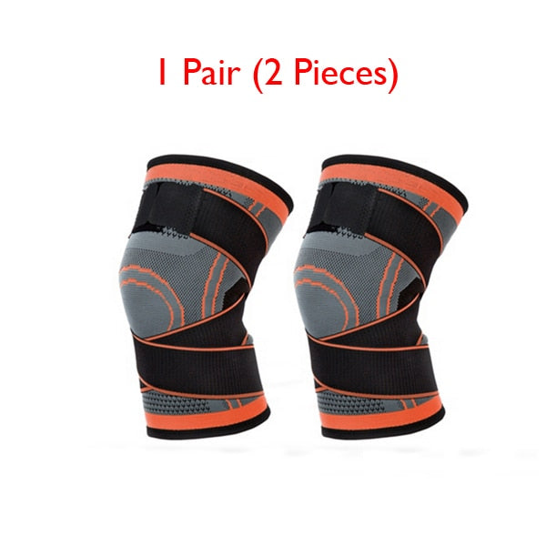 1/2 PCS Men Women Knee Support Compression Sleeves Joint Pain Arthritis Relief Running Fitness Elastic Wrap Brace Knee Pads With