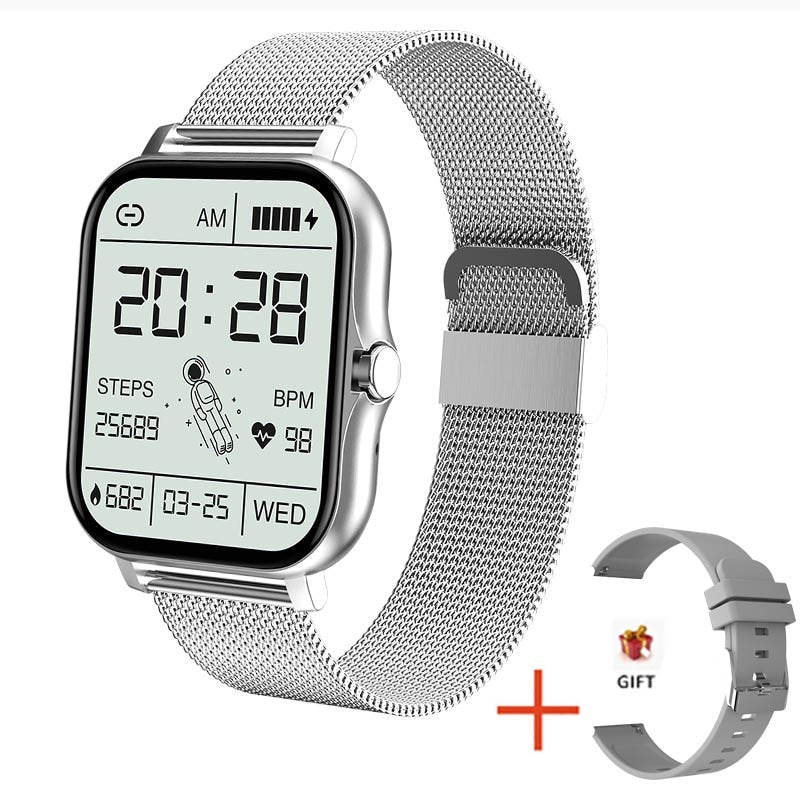 For Xiaomi Samsung Android Phone 1.69&quot; Color Screen Full Touch Custom Dial Smart watch Women Bluetooth Call 2022 Smart Watch Men