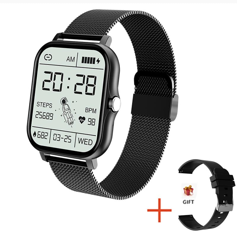 For Xiaomi Samsung Android Phone 1.69&quot; Color Screen Full Touch Custom Dial Smart watch Women Bluetooth Call 2022 Smart Watch Men