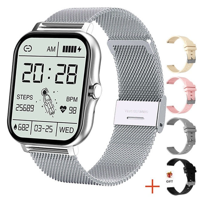 For Xiaomi Samsung Android Phone 1.69&quot; Color Screen Full Touch Custom Dial Smart watch Women Bluetooth Call 2022 Smart Watch Men