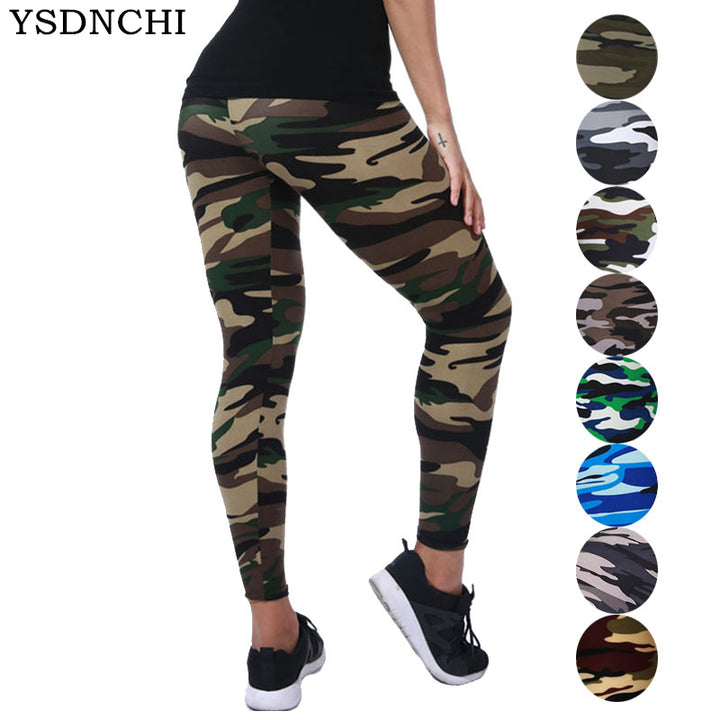 YSDNCHI 2021 Camouflage Women Leggins