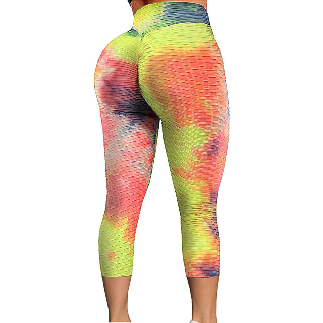 Yoga Pants Tie Dye Leggings Sport Women Fitness