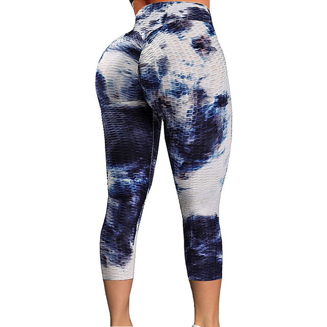 Yoga Pants Tie Dye Leggings Sport Women Fitness