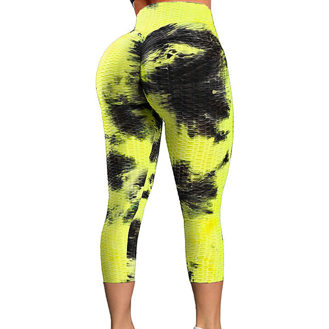 Yoga Pants Tie Dye Leggings Sport Women Fitness