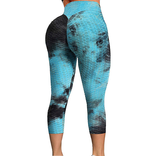 Yoga Pants Tie Dye Leggings Sport Women Fitness