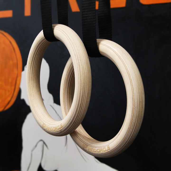 Procircle Wood Gymnastic Rings