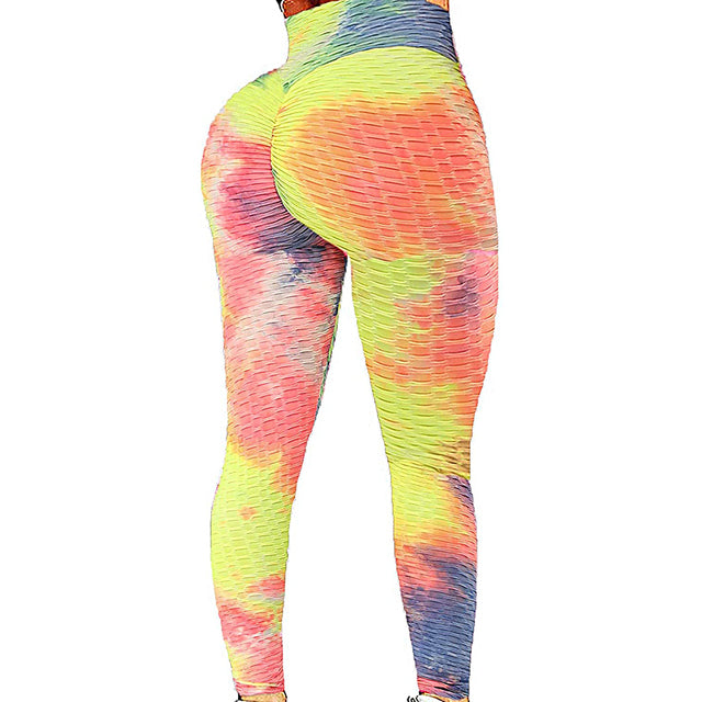 Yoga Pants Tie Dye Leggings Sport Women Fitness