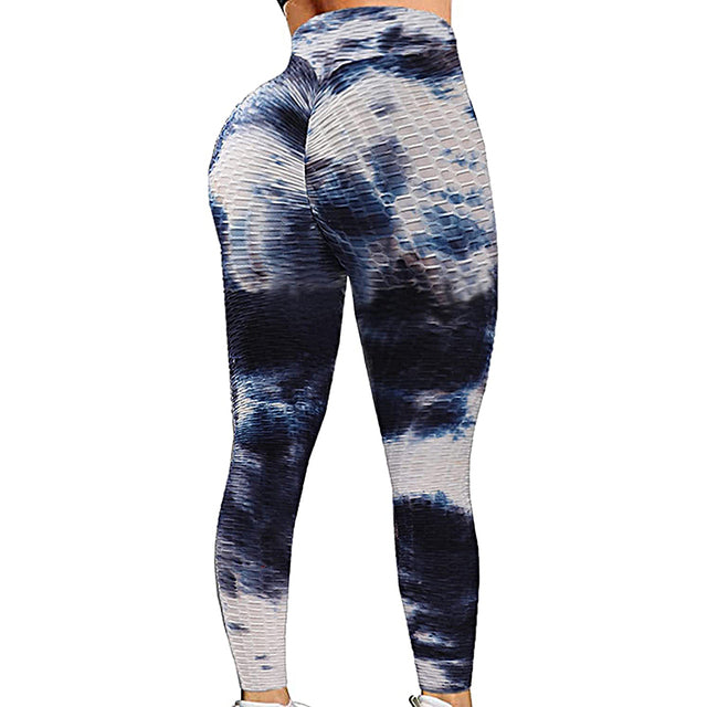 Yoga Pants Tie Dye Leggings Sport Women Fitness