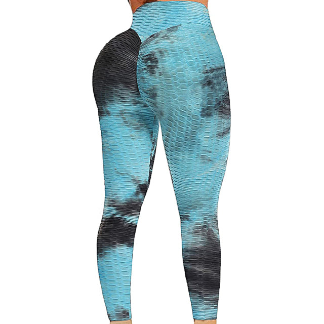 Yoga Pants Tie Dye Leggings Sport Women Fitness