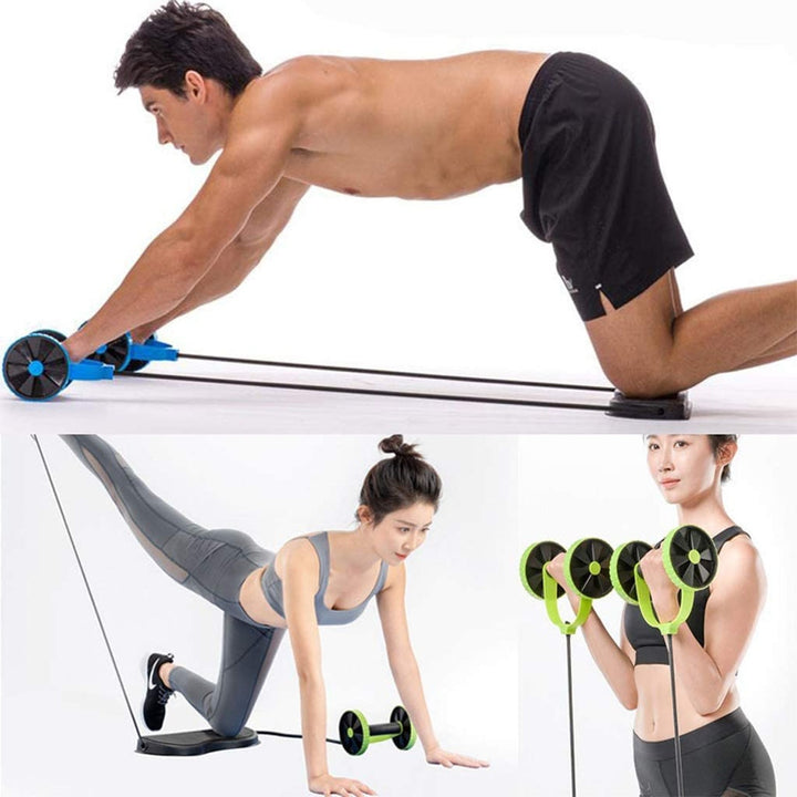 AB Roller Pull Rope Abdominal Trainer