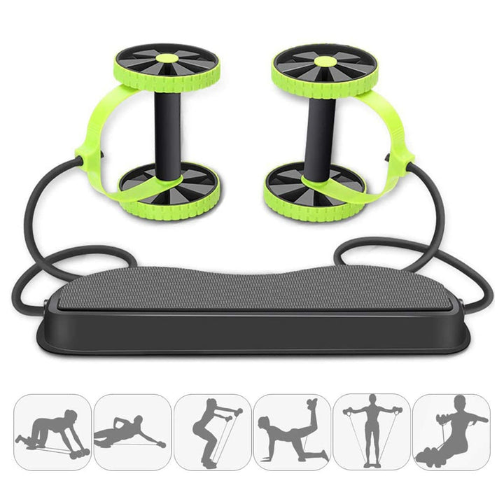 AB Roller Pull Rope Abdominal Trainer