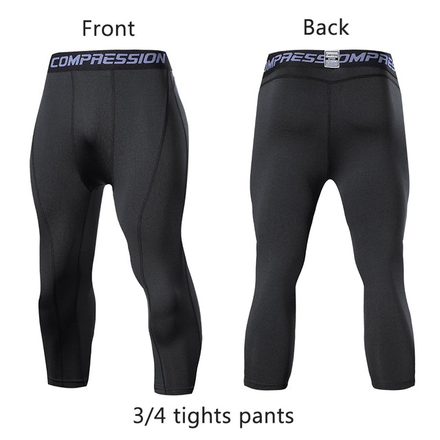 StrongBorn Fitness men Compression Leggings