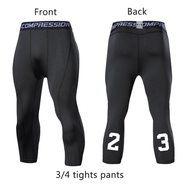 StrongBorn Fitness men Compression Leggings