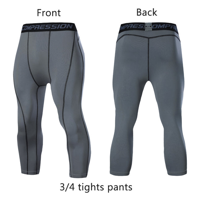 StrongBorn Fitness men Compression Leggings