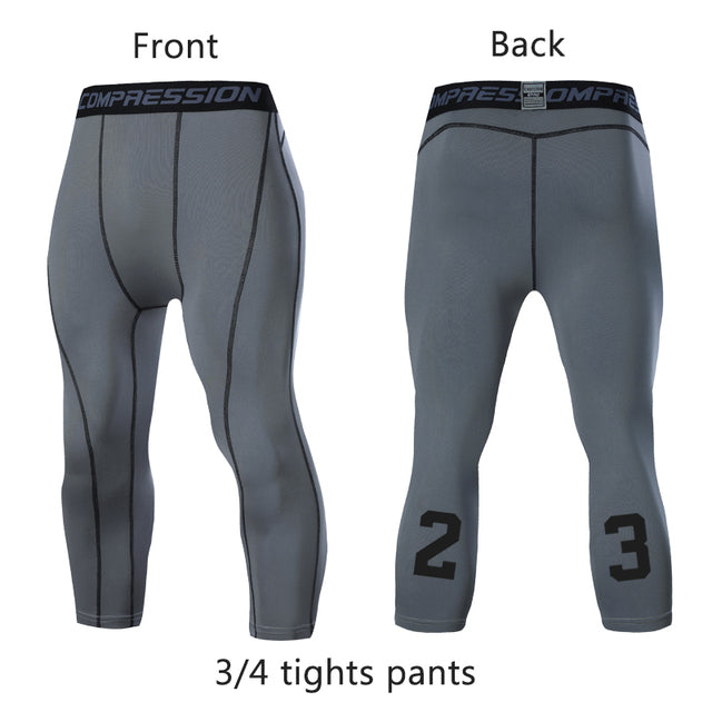 StrongBorn Fitness men Compression Leggings