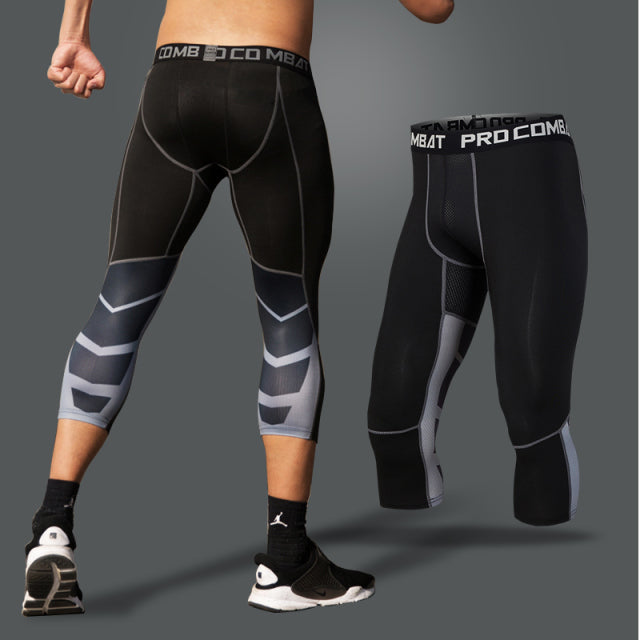 StrongBorn Fitness men Compression Leggings