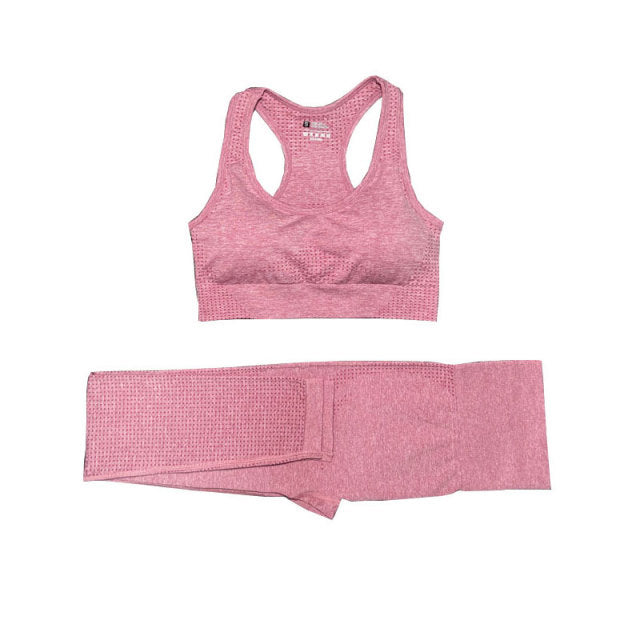 StrongBorn Fitness Women Seamless Yoga Set