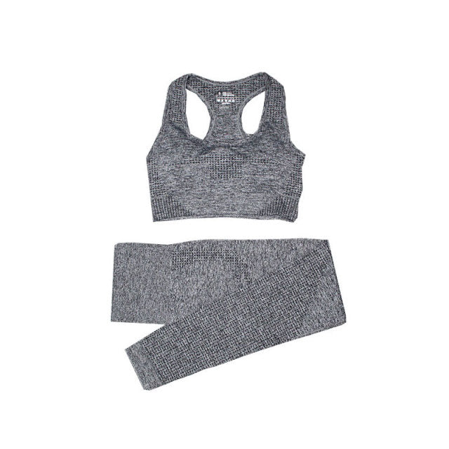 StrongBorn Fitness Women Seamless Yoga Set