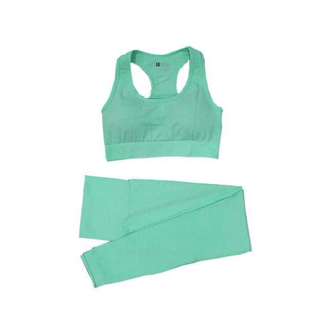 StrongBorn Fitness Women Seamless Yoga Set