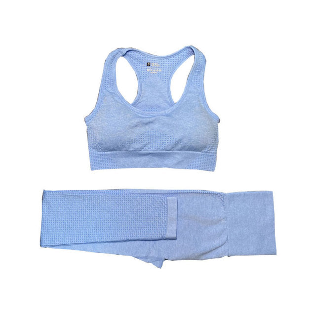 StrongBorn Fitness Women Seamless Yoga Set