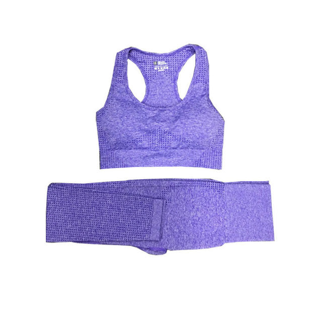 StrongBorn Fitness Women Seamless Yoga Set