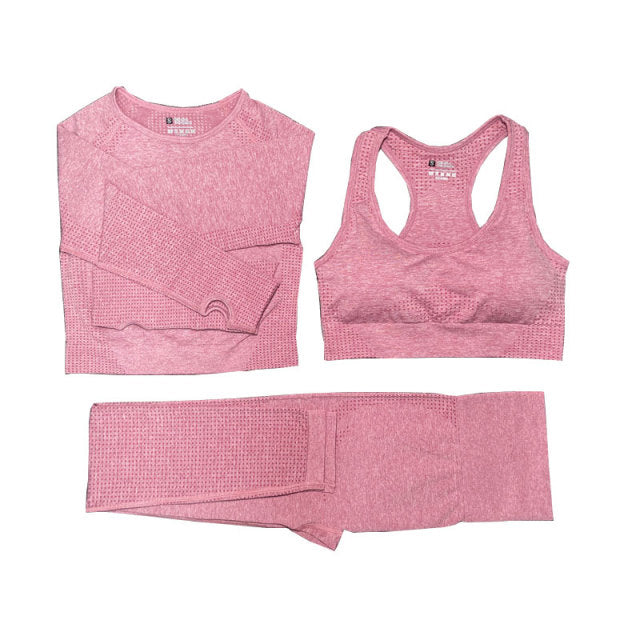 StrongBorn Fitness Women Seamless Yoga Set