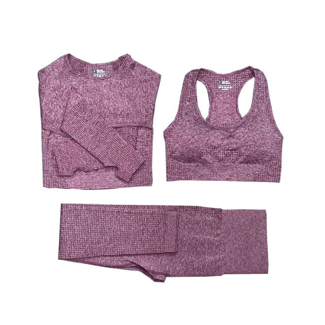 StrongBorn Fitness Women Seamless Yoga Set