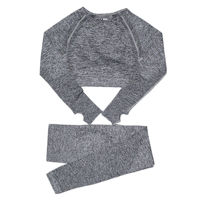 StrongBorn Fitness Women Seamless Yoga Set