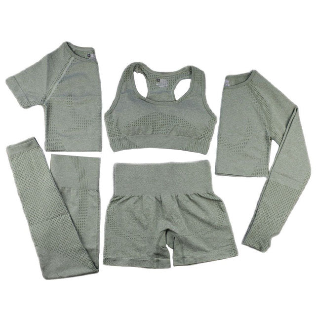 StrongBorn Fitness Women Seamless Yoga Set